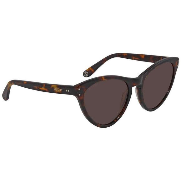 NEW Gucci Brown Cat Eye Women's Sunglasses